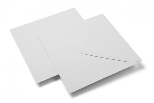 Envelop - vierkant - Wit - 14x14 cm