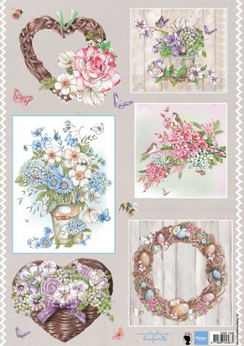 Marianne Design - Knipvel - Els Country flowers 2