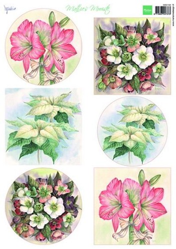 Marianne Design - Knipvel - Mattie`s mooiste Christmas flowers