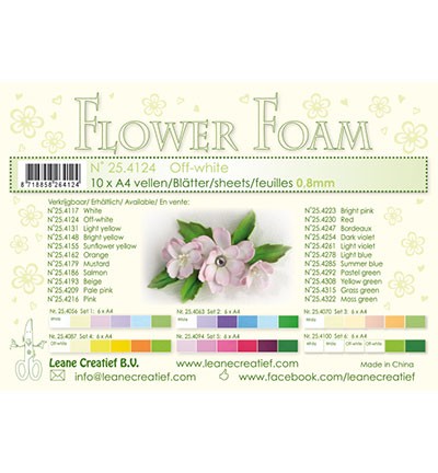 Flower foam - Sheets - Off White