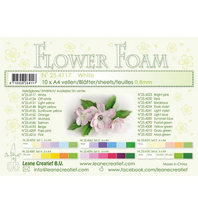 Flower foam - Sheets - White