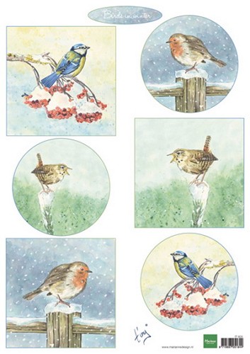 Marianne Design - Knipvel - Tiny´s Birds in winter