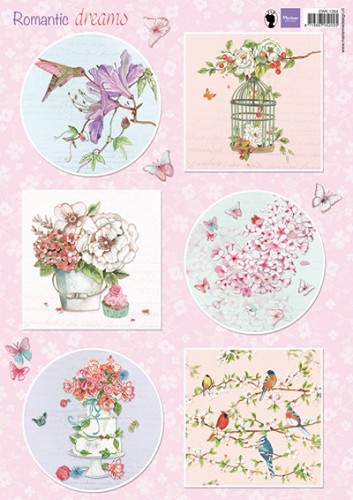 Marianne Design - Knipvel - Romantic dreams - Pink