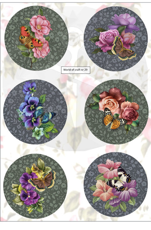 Knipvel - World of Craft - Nr.29 Vlinder en bloem