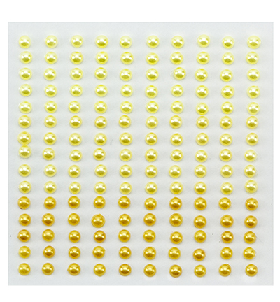 Nellie Snellen - Plakparels - 3 tinten geel/goud