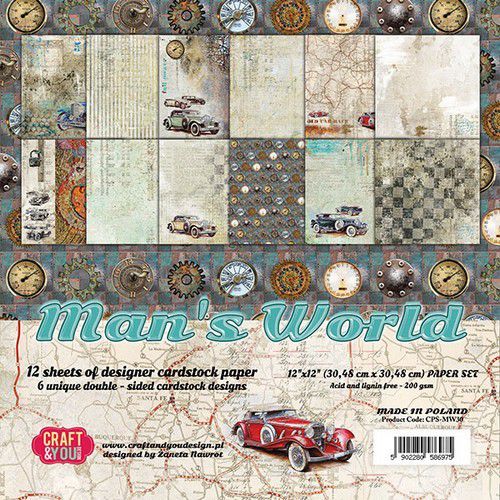 Craft and You - Paperpad - Man's world