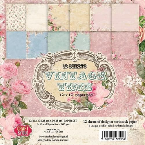 Craft and You - Paperpad - Vintage time