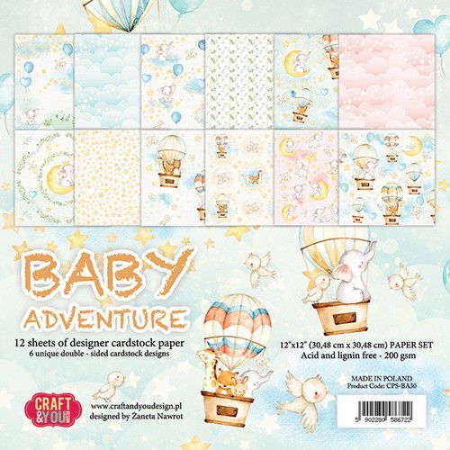Craft and You - Paperpad - Baby adventure