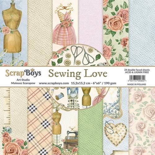 Scrap Boys - Paper pad - Sewing Love