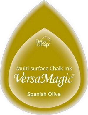 Tsukineko - Inkt - Versa Magic - Dew Drops - Spanish Olive