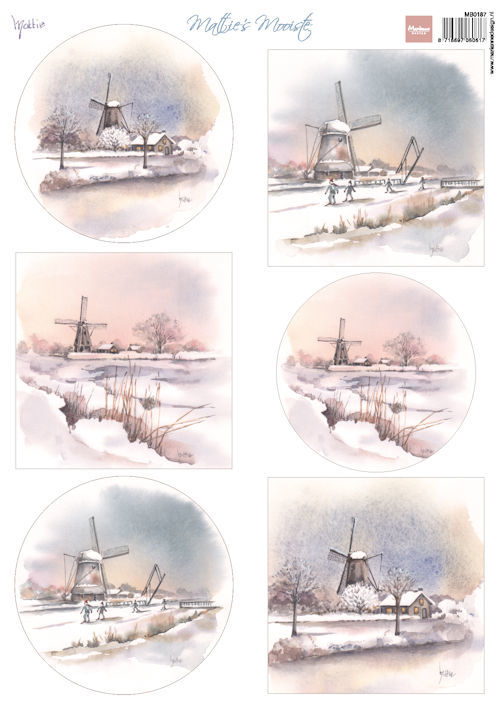 Marianne Design - Knipvel - Mattie's mooiste windmills