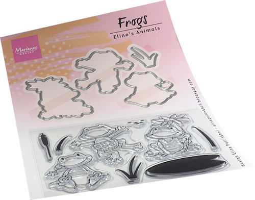 Marianne Design - Clear stamp - Eline's animal frogs