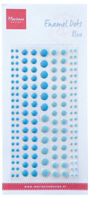 Marianne Design - Enamel dots - Two blue