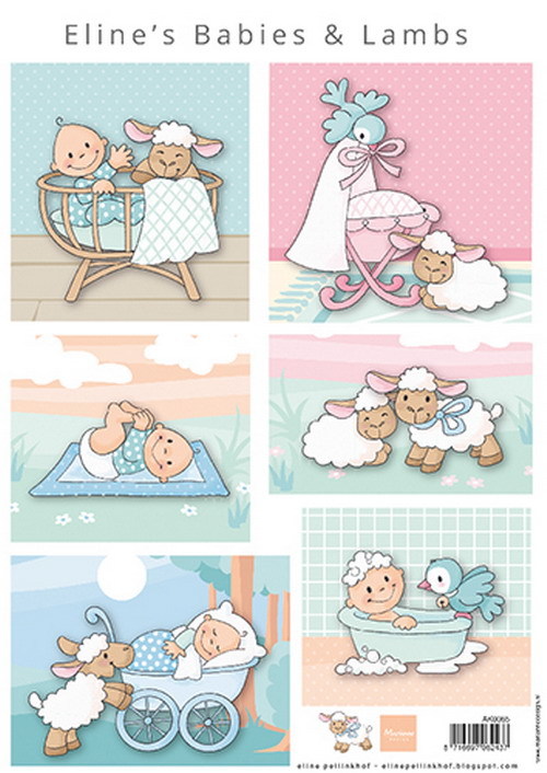 Marianne Design - Knipvel - Eline's baby's & lambs