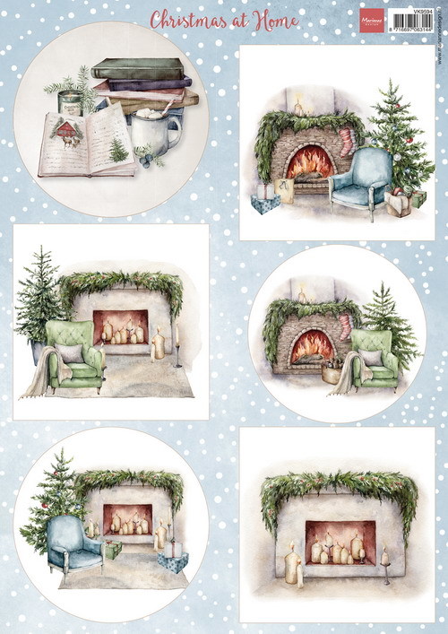 Marianne Design - Knipvel - Christmas at home