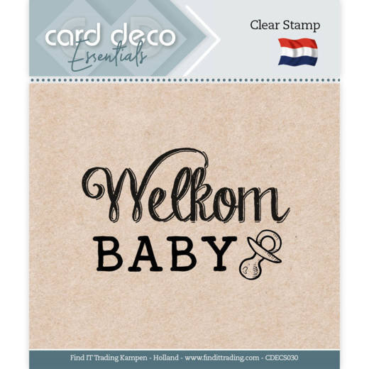 Crard Deco - Stempel - Welkom baby