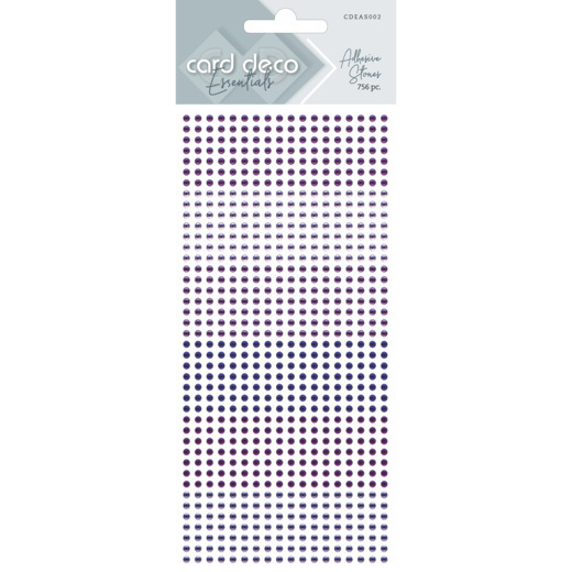 Card Deco - Adhesive stones - Purple