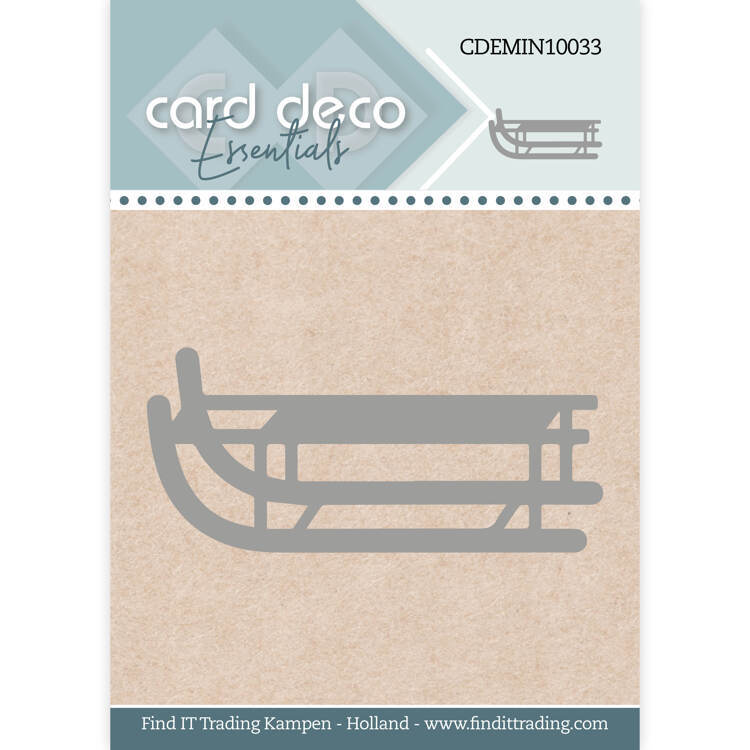 Card Deco - Snijmal - Sledge