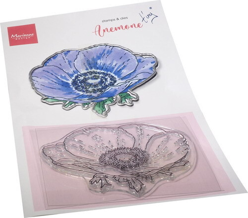 Marianne Design - Clear stamp & die set - Tiny's flowers - Anemone