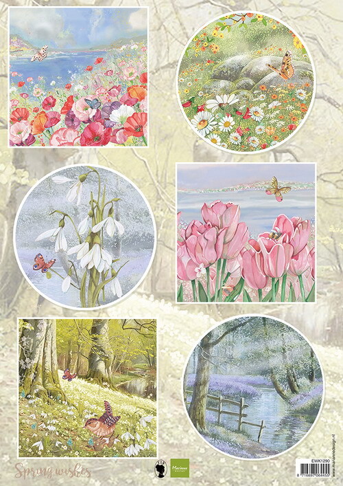 Marianne Design - Knipvel - Spring wishes - Butterflies