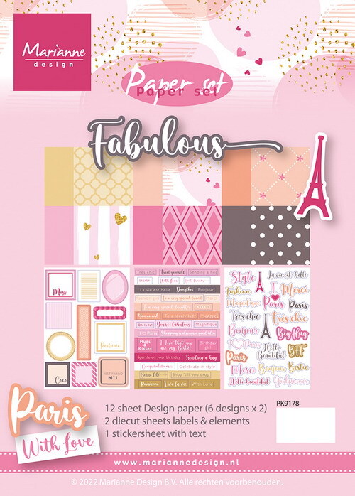 Marianne Design - Paperset Fabulous