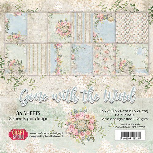 Craft and You - Paper pad - Gone with the wind