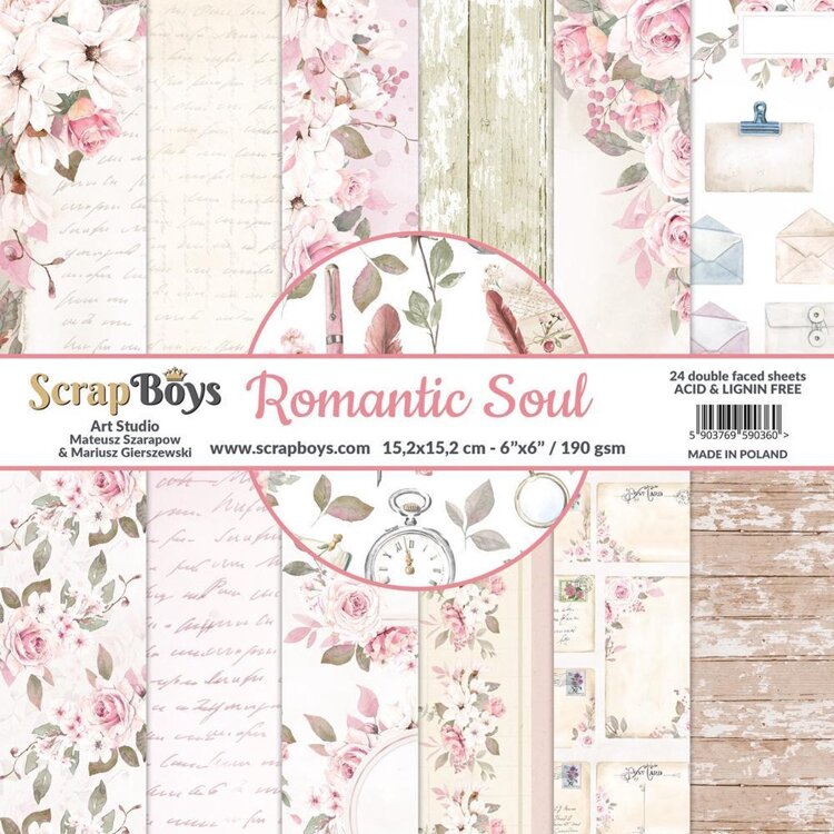 Scrap boys - Paper pad - Romantic Soul