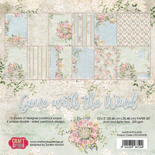 Craft & You - Paper pad - Gone with the wind