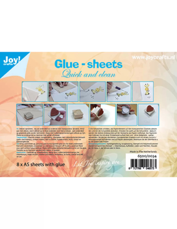 Joy - glue sheets