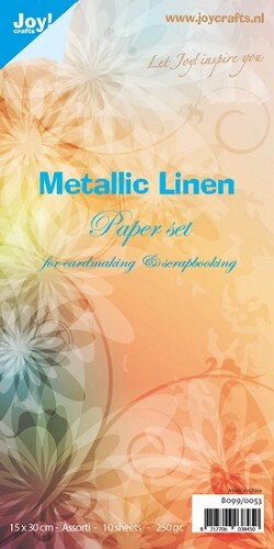 Joy - Metallic linen - Paper set
